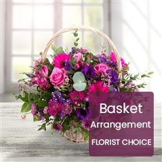 Florist Choice Country Baskets - Fresh Flower Basket Arrangement