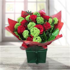 50 Shades of Red Hand-Tied Bouquet